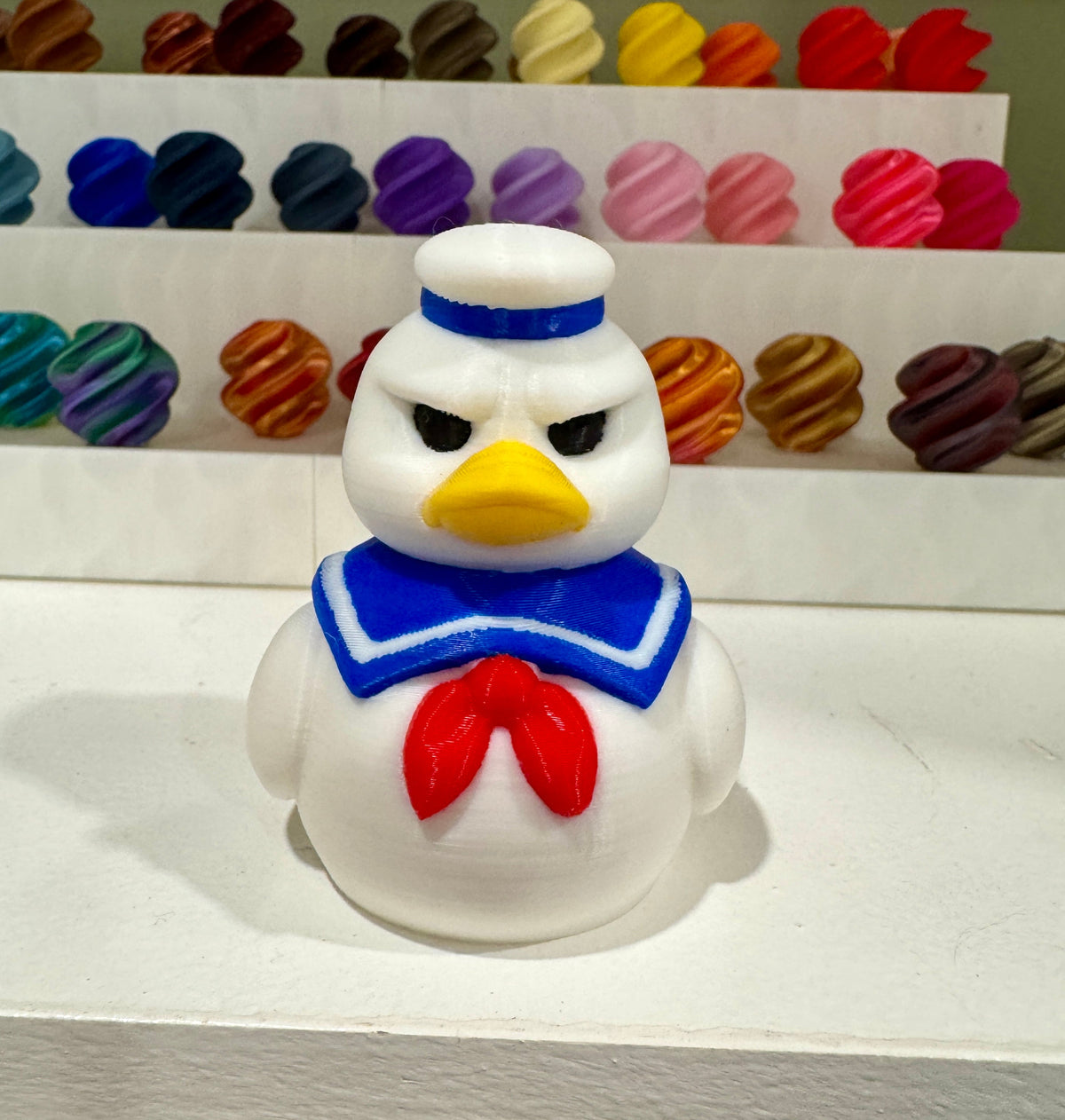 Stay Puft Marshmallow Duck-duckduckjeep-offroad-wrangler-gladiator-3d-jeep duck-custom duck-Jeep-The Quacktory-Fun Jeep Ducks-Ducks4Jeep