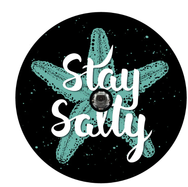 Stay Salty Starfish Spare Tire Cover-duckduckjeep-offroad-wrangler-gladiator-3d-jeep duck-custom duck-Jeep-The Quacktory-Fun Jeep Ducks-Ducks4Jeep