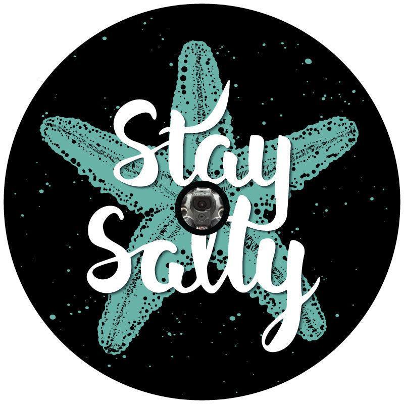 Stay Salty Starfish Spare Tire Cover for Jeep, Bronco, RV, Van, Campers, & More-duckduckjeep-offroad-wrangler-gladiator-3d-jeep duck-custom duck-Jeep-The Quacktory-Fun Jeep Ducks-Ducks4Jeep