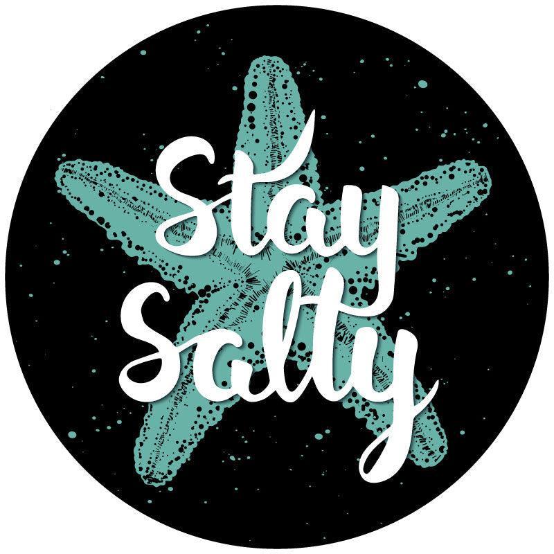 Stay Salty Starfish Spare Tire Cover for Jeep, Bronco, RV, Van, Campers, & More-duckduckjeep-offroad-wrangler-gladiator-3d-jeep duck-custom duck-Jeep-The Quacktory-Fun Jeep Ducks-Ducks4Jeep