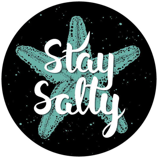 Stay Salty Starfish Spare Tire Cover for Jeep, Bronco, RV, Van, Campers, & More-duckduckjeep-offroad-wrangler-gladiator-3d-jeep duck-custom duck-Jeep-The Quacktory-Fun Jeep Ducks-Ducks4Jeep
