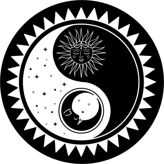 Sun and Moon Yin Yang-duckduckjeep-offroad-wrangler-gladiator-3d-jeep duck-custom duck-Jeep-The Quacktory-Fun Jeep Ducks-Ducks4Jeep
