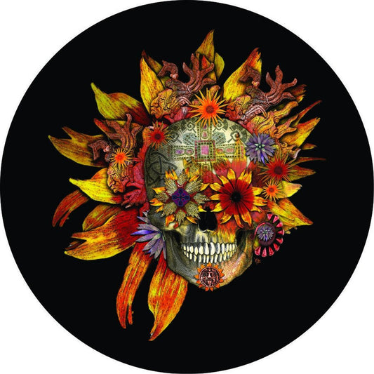 Sunflower Skull-duckduckjeep-offroad-wrangler-gladiator-3d-jeep duck-custom duck-Jeep-The Quacktory-Fun Jeep Ducks-Ducks4Jeep