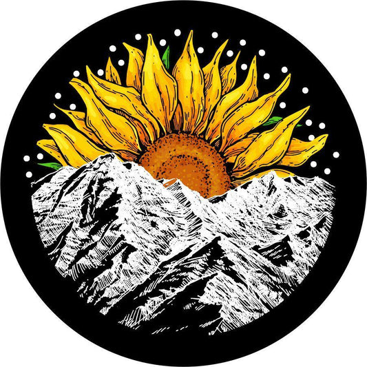 Sunflower Sunset/Sunrise on the Mountain-duckduckjeep-offroad-wrangler-gladiator-3d-jeep duck-custom duck-Jeep-The Quacktory-Fun Jeep Ducks-Ducks4Jeep