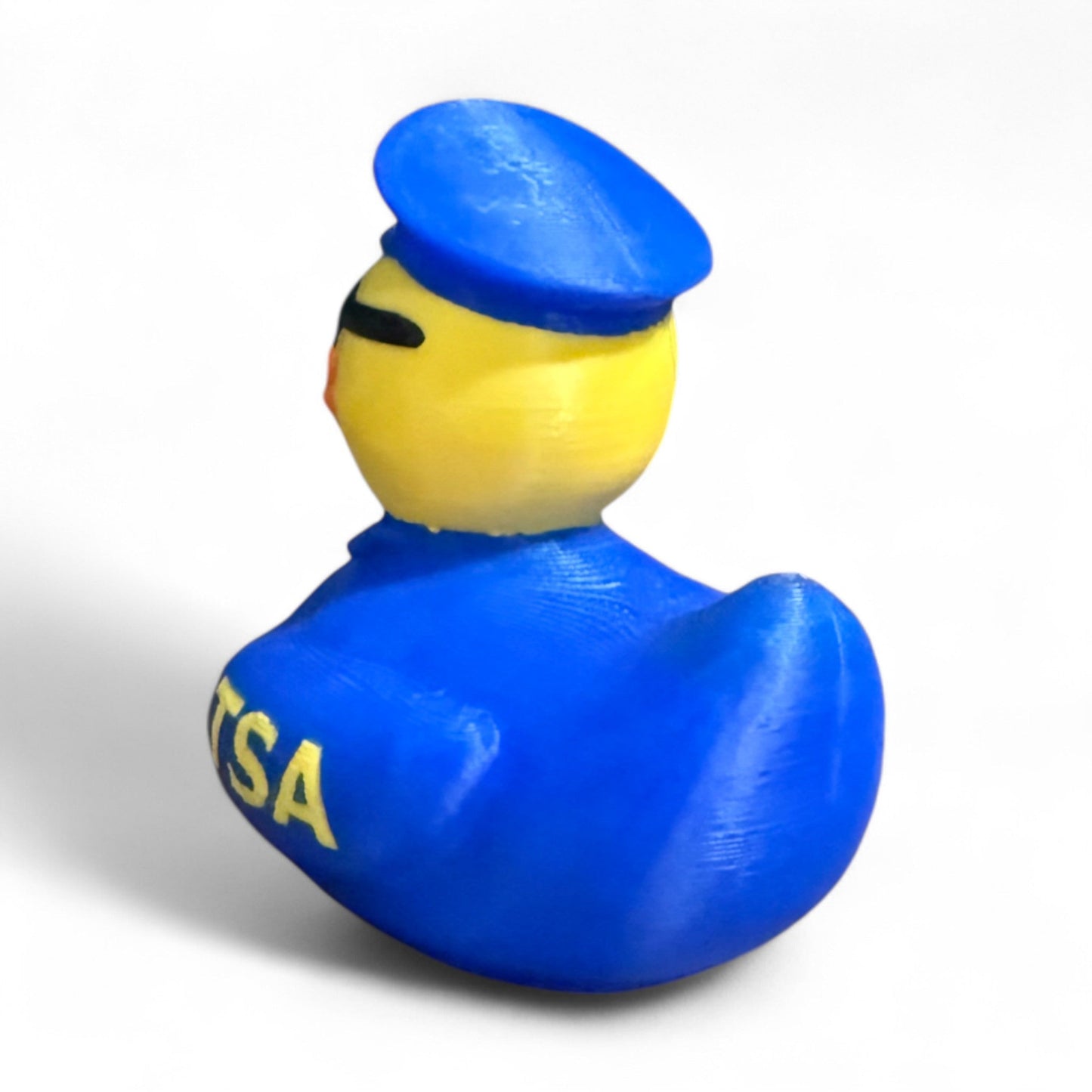 TSA Duck – 3D-Printed Duck Styled Like a Quirky Airport Security Officer for Vehicle Dashboard
