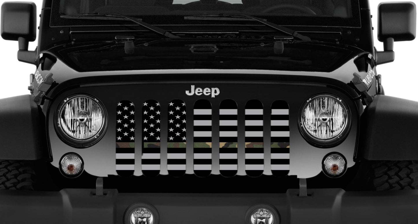 Tactical Woodland Stripe Grille Insert