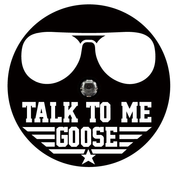 Talk to Me Goose + Aviators Spare Tire Cover-duckduckjeep-offroad-wrangler-gladiator-3d-jeep duck-custom duck-Jeep-The Quacktory-Fun Jeep Ducks-Ducks4Jeep