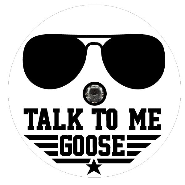 Talk to Me Goose + Aviators Spare Tire Cover-duckduckjeep-offroad-wrangler-gladiator-3d-jeep duck-custom duck-Jeep-The Quacktory-Fun Jeep Ducks-Ducks4Jeep