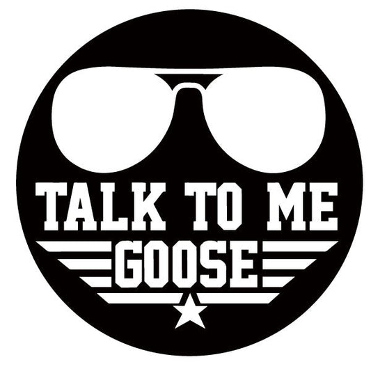 Talk to Me Goose + Aviators Spare Tire Cover-duckduckjeep-offroad-wrangler-gladiator-3d-jeep duck-custom duck-Jeep-The Quacktory-Fun Jeep Ducks-Ducks4Jeep
