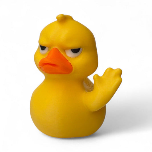 Talk to the Hand Duck – Funny Attitude Rubber Duck Collectible | Sassy Duck-duckduckjeep-offroad-wrangler-gladiator-3d-jeep duck-custom duck-Jeep-The Quacktory-Fun Jeep Ducks-Ducks4Jeep
