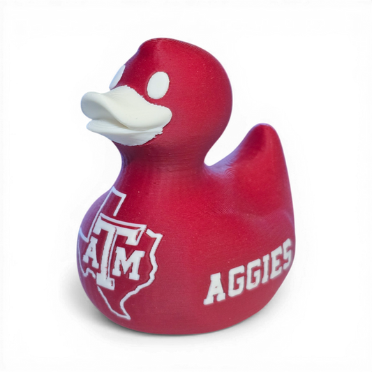 Texas A&M Aggies Duck-duckduckjeep-offroad-wrangler-gladiator-3d-jeep duck-custom duck-Jeep-The Quacktory-Fun Jeep Ducks-Ducks4Jeep