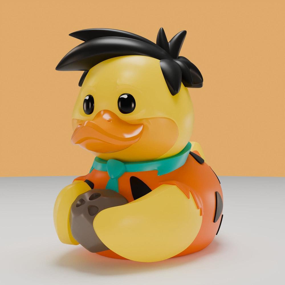 The Flintstones: Fred Flintstone TUBBZ duck (Boxed Edition)-duckduckjeep-offroad-wrangler-gladiator-3d-jeep duck-custom duck-Jeep-The Quacktory-Fun Jeep Ducks-Ducks4Jeep