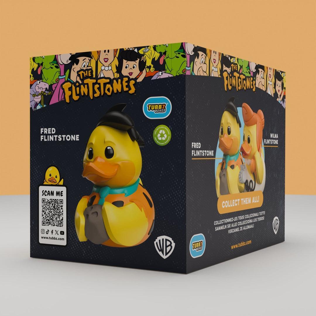 The Flintstones: Fred Flintstone TUBBZ duck (Boxed Edition)-duckduckjeep-offroad-wrangler-gladiator-3d-jeep duck-custom duck-Jeep-The Quacktory-Fun Jeep Ducks-Ducks4Jeep