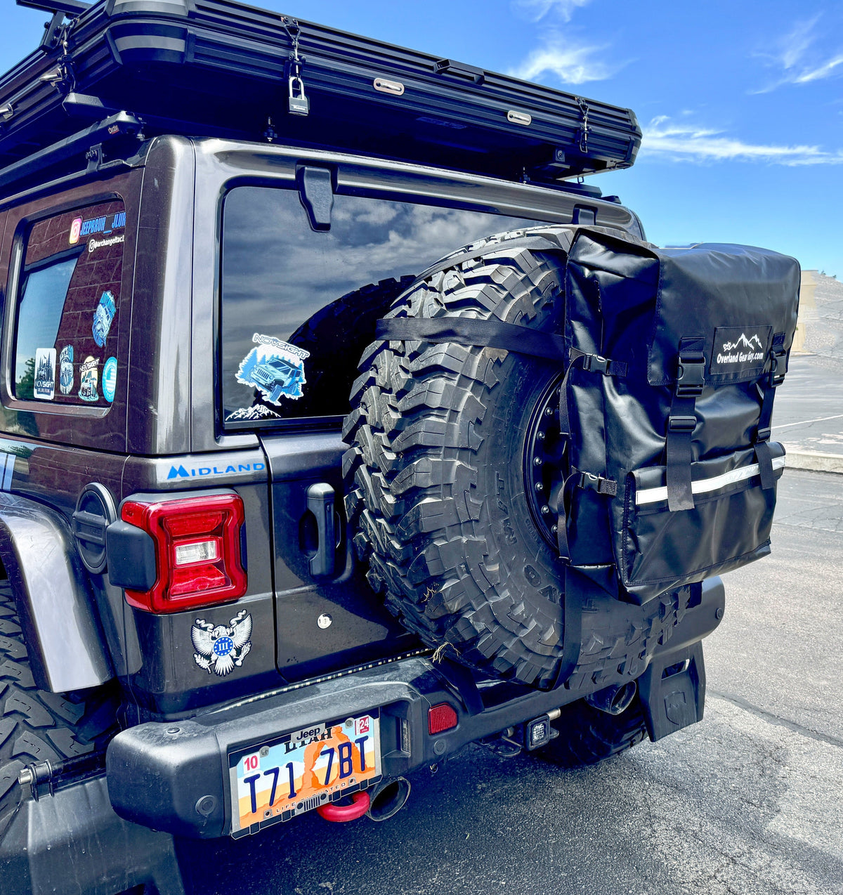 The Max Adventure Spare Tire Trash Bag-duckduckjeep-offroad-wrangler-gladiator-3d-jeep duck-custom duck-Jeep-The Quacktory-Fun Jeep Ducks-Ducks4Jeep