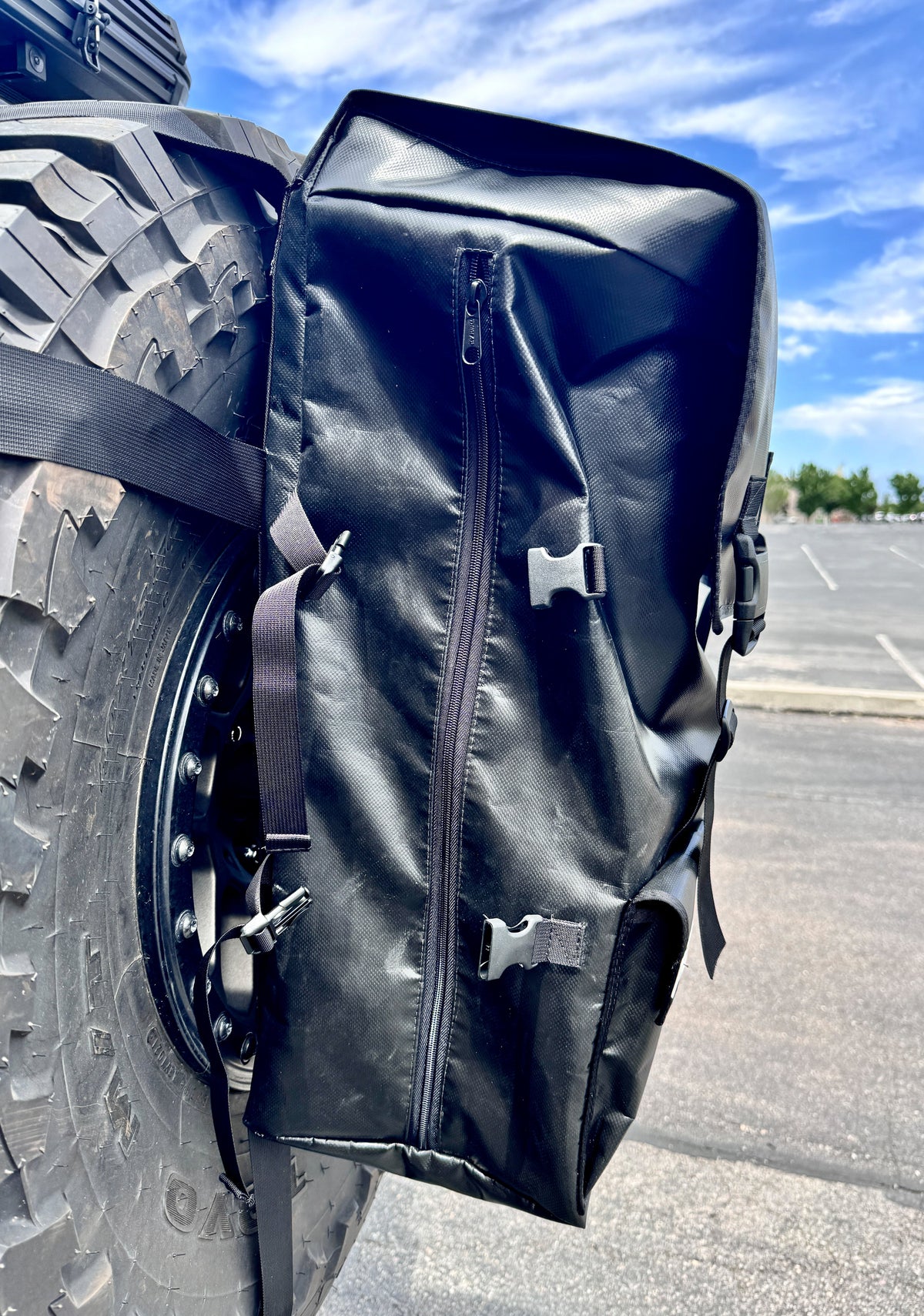 The Max Adventure Spare Tire Trash Bag-duckduckjeep-offroad-wrangler-gladiator-3d-jeep duck-custom duck-Jeep-The Quacktory-Fun Jeep Ducks-Ducks4Jeep