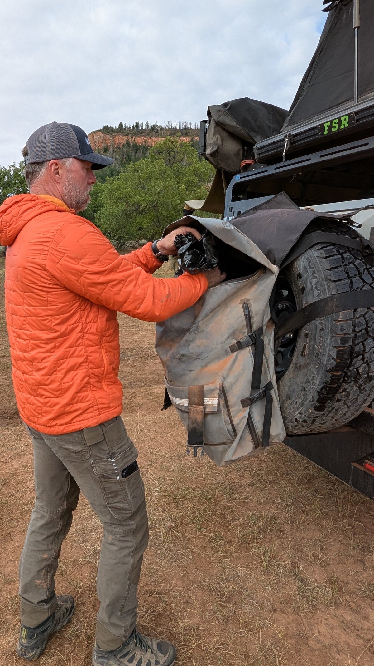 The Max Adventure Spare Tire Trash Bag-duckduckjeep-offroad-wrangler-gladiator-3d-jeep duck-custom duck-Jeep-The Quacktory-Fun Jeep Ducks-Ducks4Jeep