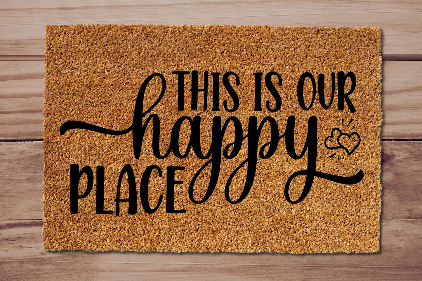 This Is Our Happy Place Welcome Mat