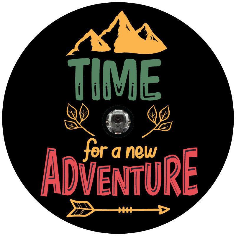 Time For A New Adventure Spare Tire Cover for Campers, RV, Jeep, Bronco, Van-duckduckjeep-offroad-wrangler-gladiator-3d-jeep duck-custom duck-Jeep-The Quacktory-Fun Jeep Ducks-Ducks4Jeep