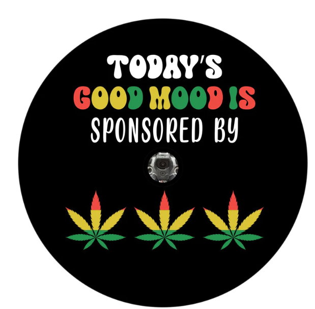 Today's Good Mood Rasta Inspired Spare Tire Cover-duckduckjeep-offroad-wrangler-gladiator-3d-jeep duck-custom duck-Jeep-The Quacktory-Fun Jeep Ducks-Ducks4Jeep