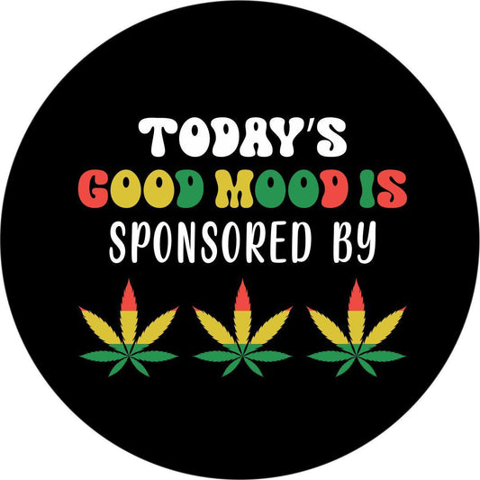 Todays Good Mood Rasta Inspired Spare Tire Cover Design for Jeeps, Broncos, RV, camper, trailer, and more-duckduckjeep-offroad-wrangler-gladiator-3d-jeep duck-custom duck-Jeep-The Quacktory-Fun Jeep Ducks-Ducks4Jeep
