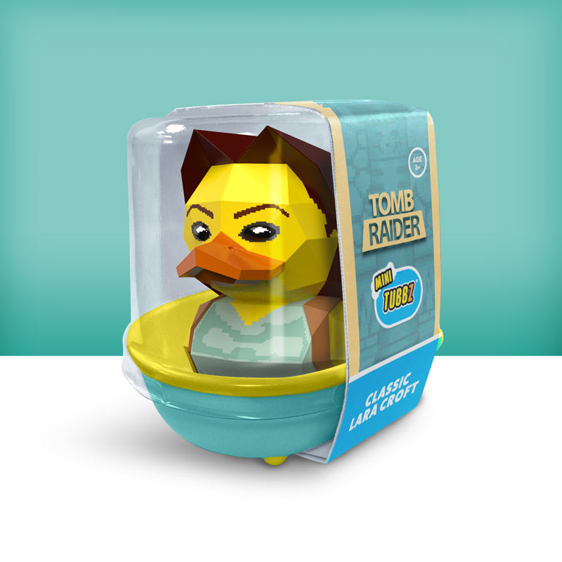 Tomb Raider: Lara Croft TUBBZ (Mini Edition)-duckduckjeep-offroad-wrangler-gladiator-3d-jeep duck-custom duck-Jeep-The Quacktory-Fun Jeep Ducks-Ducks4Jeep