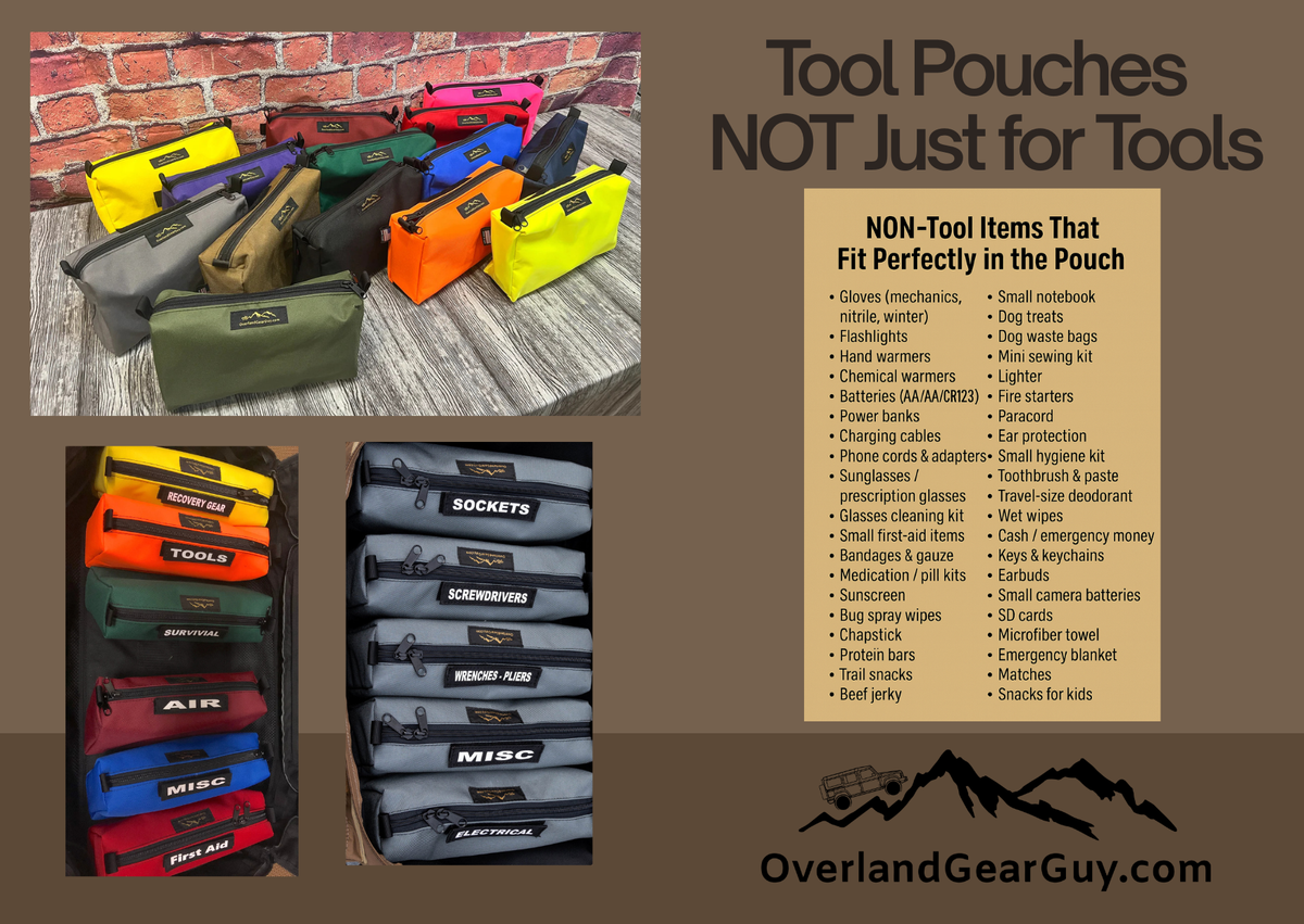 Tool Pouch - Tool Storage Bag-duckduckjeep-offroad-wrangler-gladiator-3d-jeep duck-custom duck-Jeep-The Quacktory-Fun Jeep Ducks-Ducks4Jeep