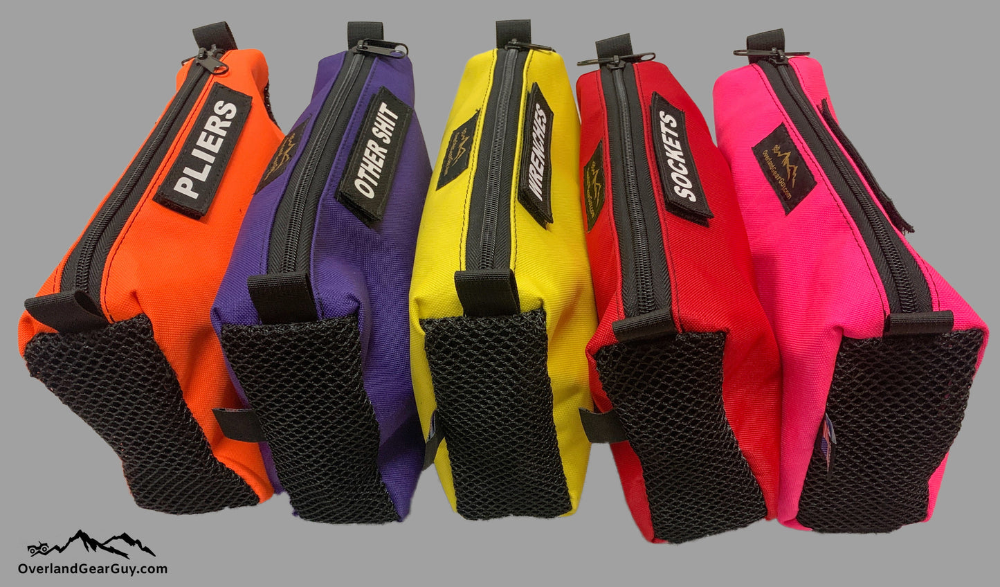 Tool Pouch with mesh ends