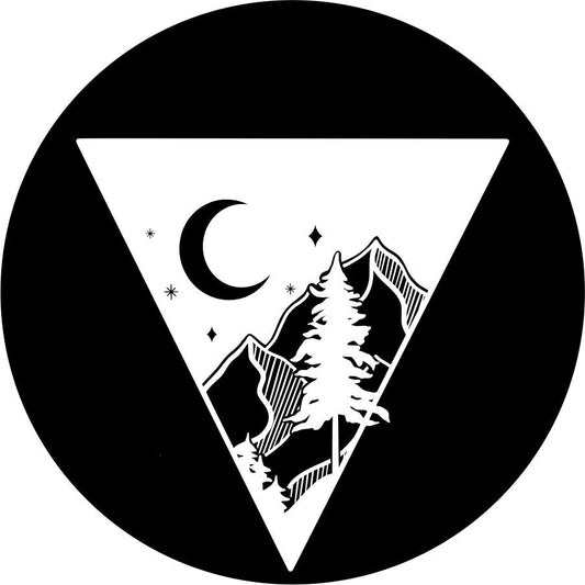 Triangle Mountain Night Sky-duckduckjeep-offroad-wrangler-gladiator-3d-jeep duck-custom duck-Jeep-The Quacktory-Fun Jeep Ducks-Ducks4Jeep