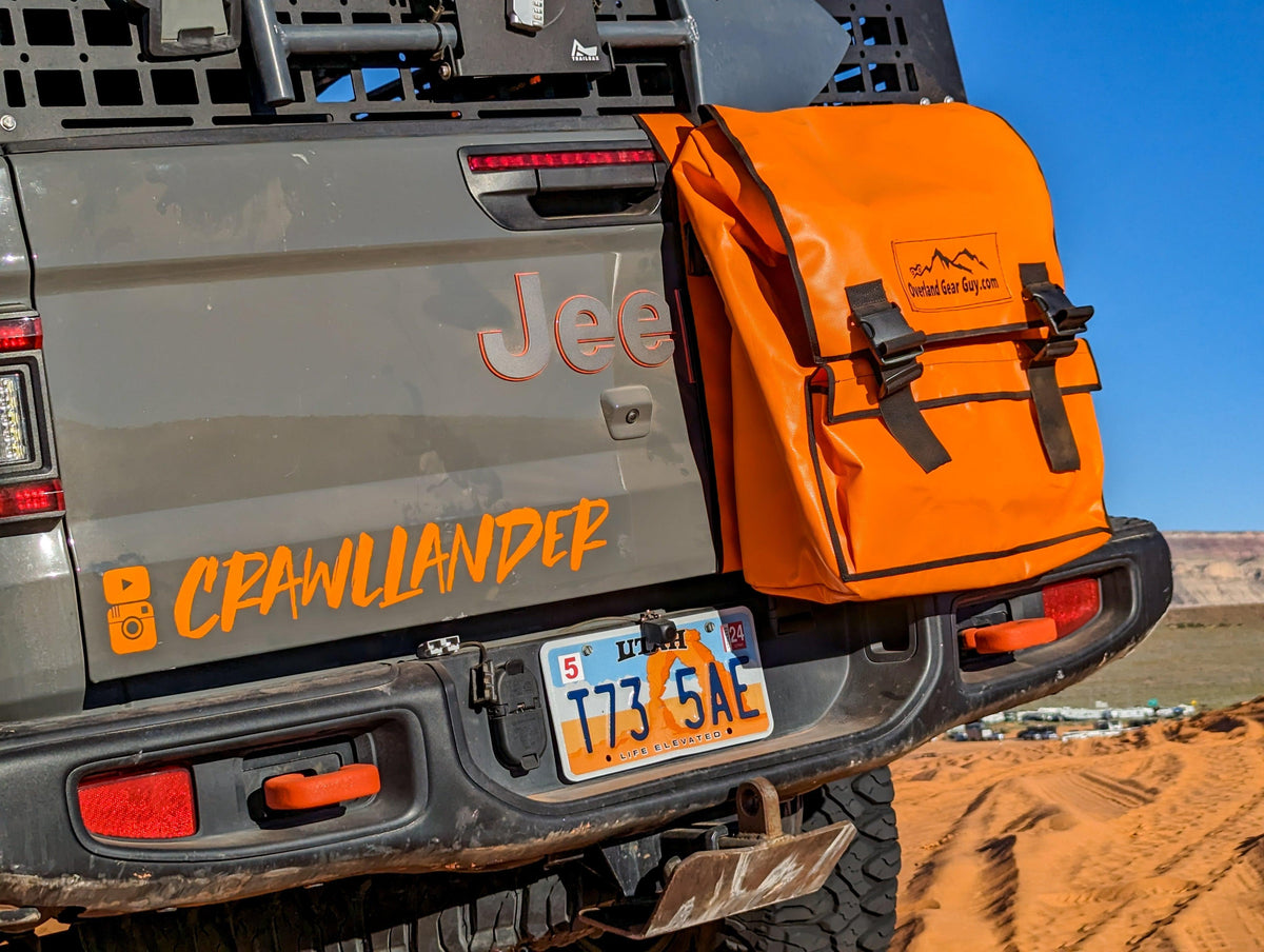 Truck Tailgate Trash / Storage Bag-duckduckjeep-offroad-wrangler-gladiator-3d-jeep duck-custom duck-Jeep-The Quacktory-Fun Jeep Ducks-Ducks4Jeep