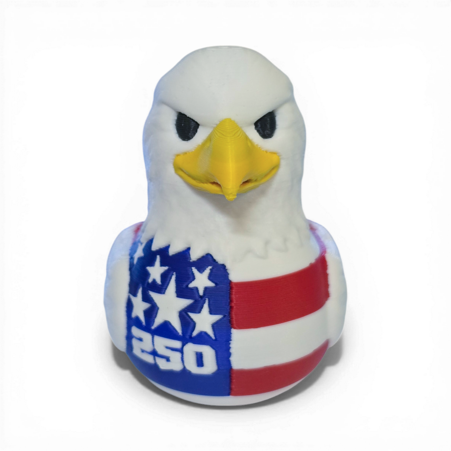 USA Bald Eagle Semiquincentennial Duck-duckduckjeep-offroad-wrangler-gladiator-3d-jeep duck-custom duck-Jeep-The Quacktory-Fun Jeep Ducks-Ducks4Jeep