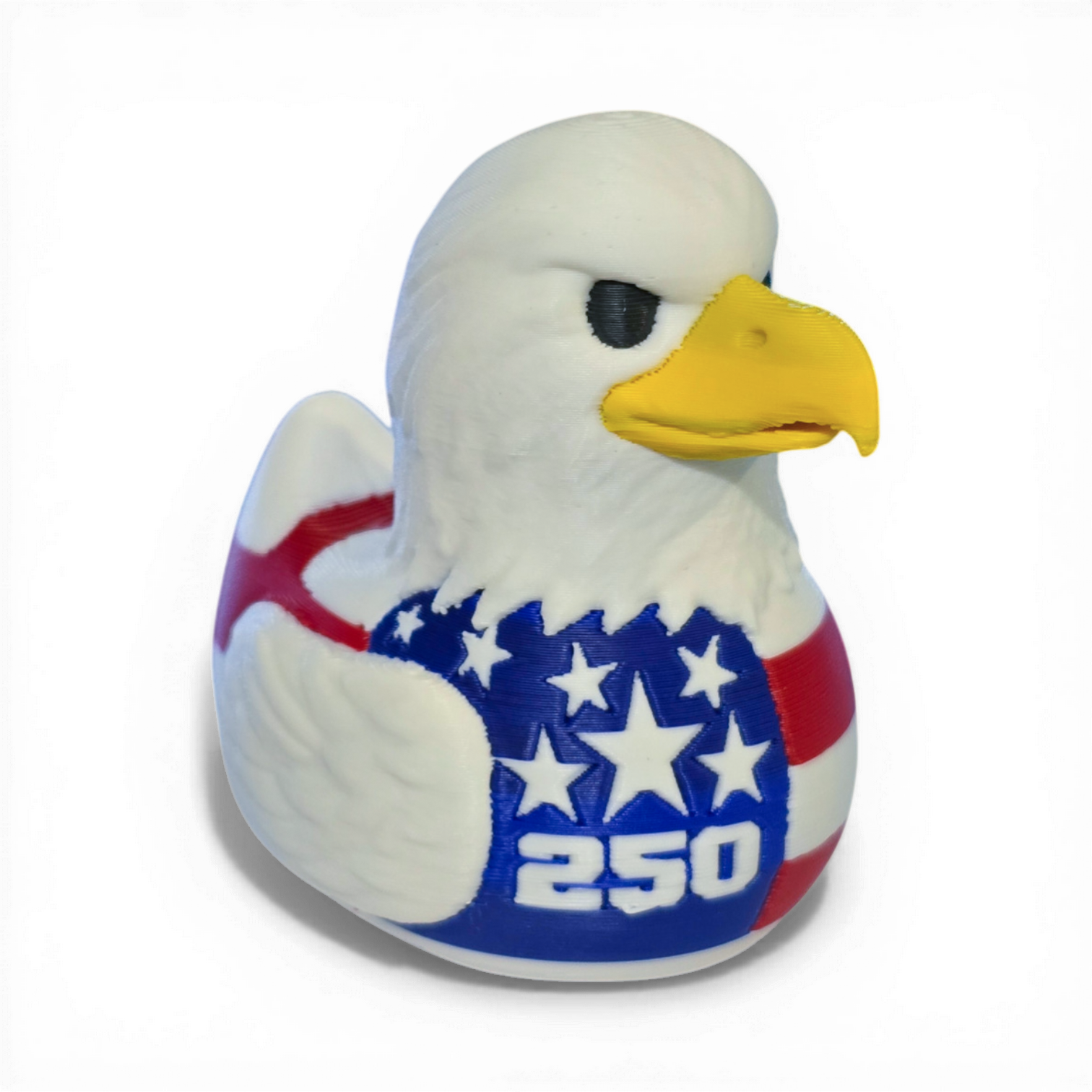 USA Bald Eagle Semiquincentennial Duck-duckduckjeep-offroad-wrangler-gladiator-3d-jeep duck-custom duck-Jeep-The Quacktory-Fun Jeep Ducks-Ducks4Jeep