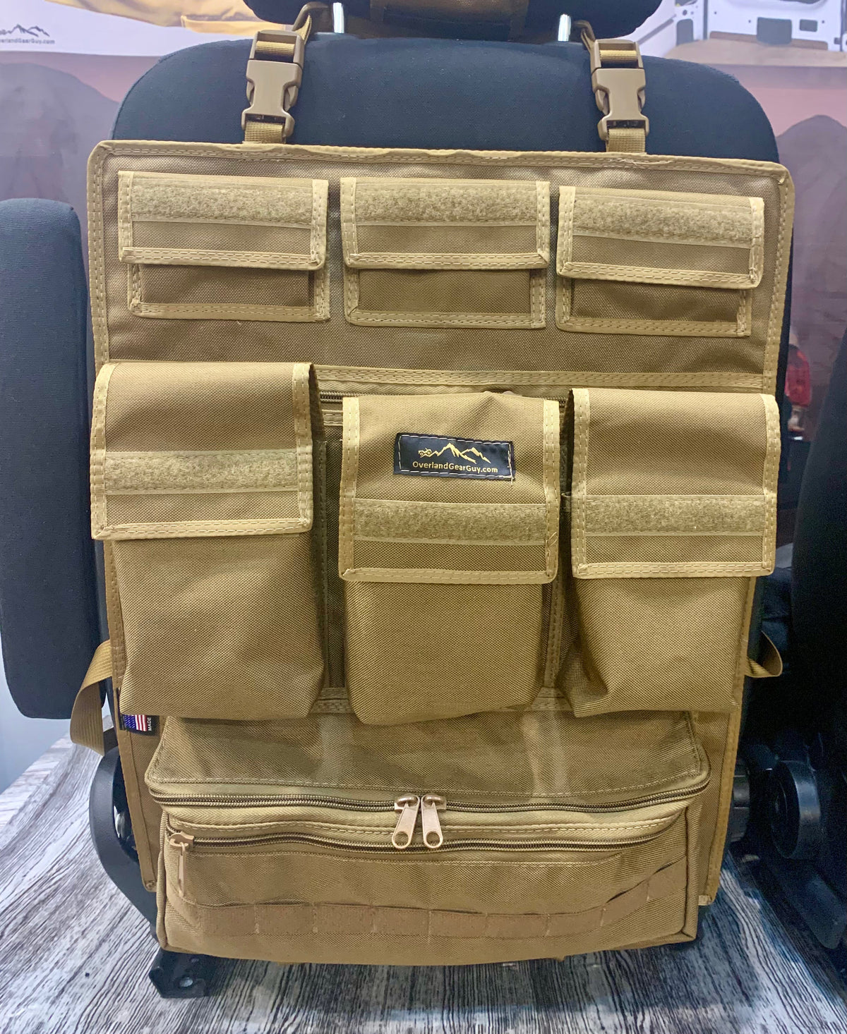 Universal Seat Organizer-duckduckjeep-offroad-wrangler-gladiator-3d-jeep duck-custom duck-Jeep-The Quacktory-Fun Jeep Ducks-Ducks4Jeep