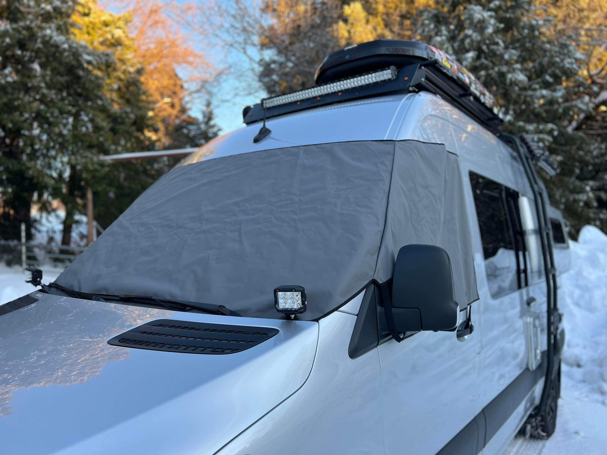 Van Outer Windshield Cover - Revel - Storyteller - Jayco - EKKO-duckduckjeep-offroad-wrangler-gladiator-3d-jeep duck-custom duck-Jeep-The Quacktory-Fun Jeep Ducks-Ducks4Jeep
