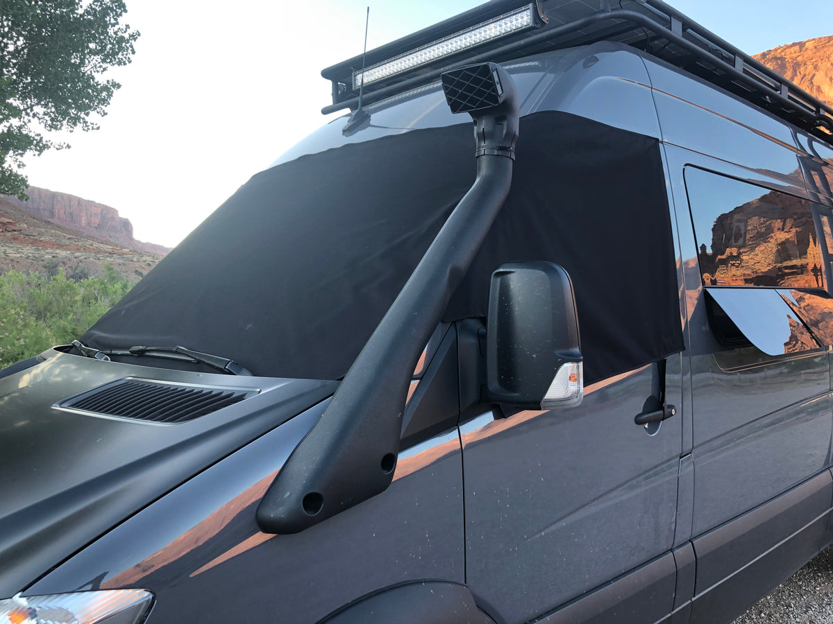 Van Outer Windshield Cover - Revel - Storyteller - Jayco - EKKO-duckduckjeep-offroad-wrangler-gladiator-3d-jeep duck-custom duck-Jeep-The Quacktory-Fun Jeep Ducks-Ducks4Jeep