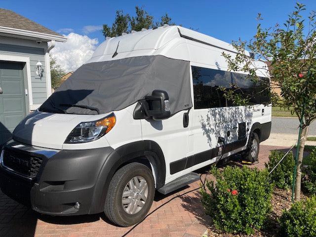 Van Outer Windshield Cover - Revel - Storyteller - Jayco - EKKO-duckduckjeep-offroad-wrangler-gladiator-3d-jeep duck-custom duck-Jeep-The Quacktory-Fun Jeep Ducks-Ducks4Jeep