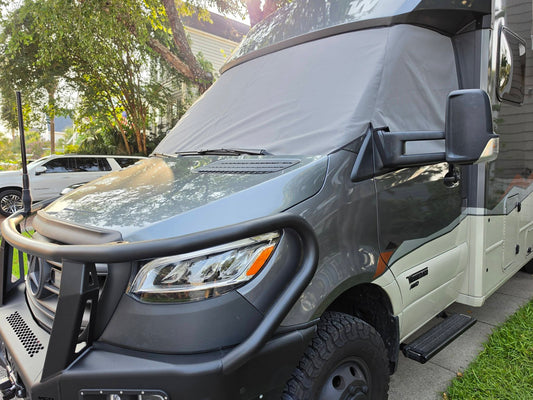 Van Outer Windshield Cover - Revel - Storyteller - Jayco - EKKO-duckduckjeep-offroad-wrangler-gladiator-3d-jeep duck-custom duck-Jeep-The Quacktory-Fun Jeep Ducks-Ducks4Jeep