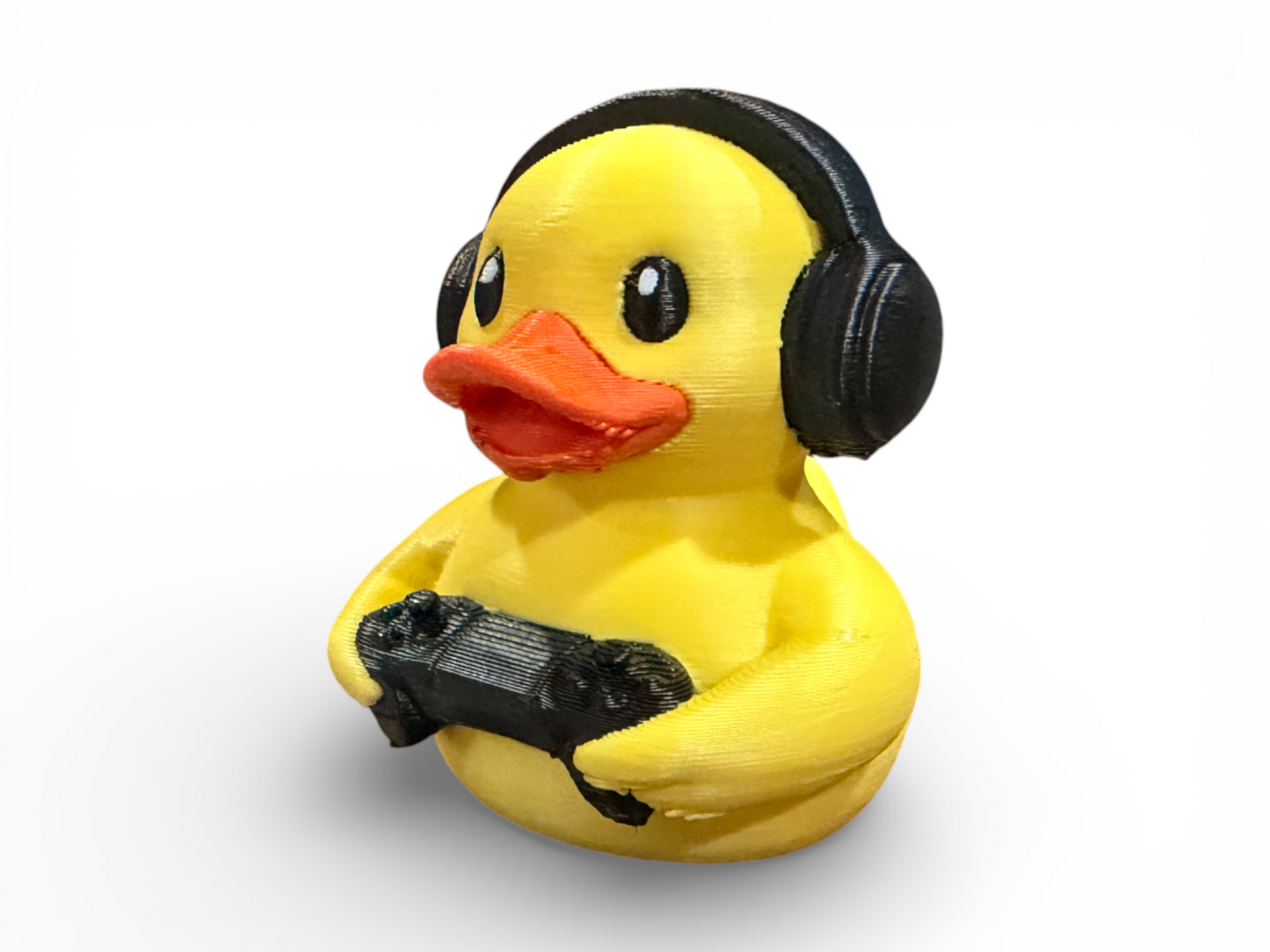 Video Game Duck with Controller – Gamer Desk Duck Collectible