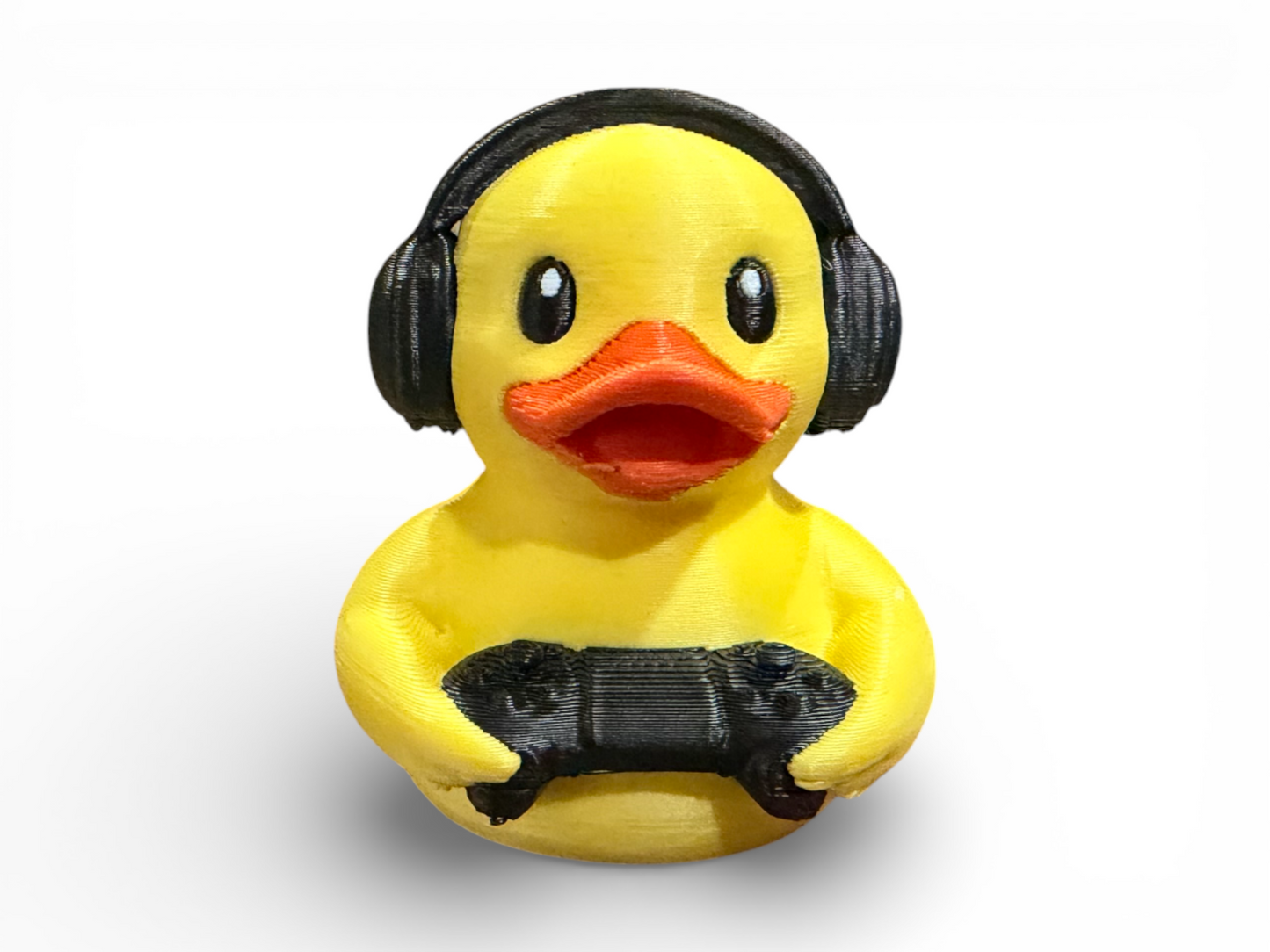 Video Game Duck with Controller – Gamer Desk Duck Collectible