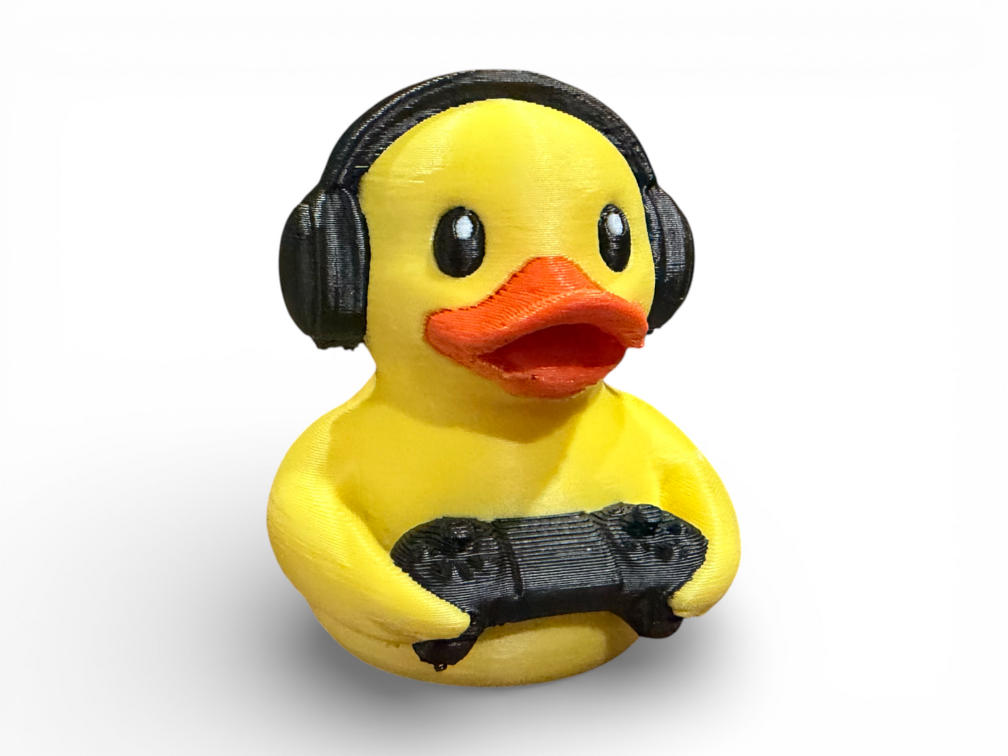 Video Game Duck with Controller – Gamer Desk Duck Collectible