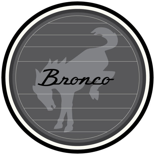 Vintage Logo Ford Bronco Spare Tire Cover Design-duckduckjeep-offroad-wrangler-gladiator-3d-jeep duck-custom duck-Jeep-The Quacktory-Fun Jeep Ducks-Ducks4Jeep