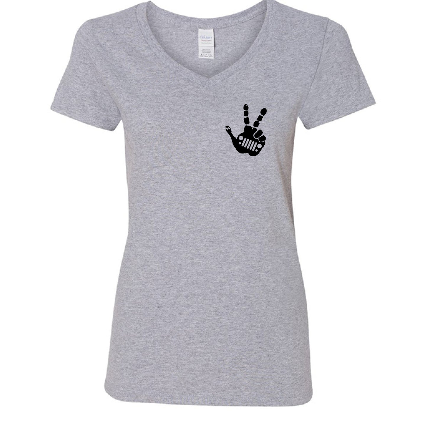 Wave Shirt - Ladies-duckduckjeep-offroad-wrangler-gladiator-3d-jeep duck-custom duck-Jeep-The Quacktory-Fun Jeep Ducks-Ducks4Jeep