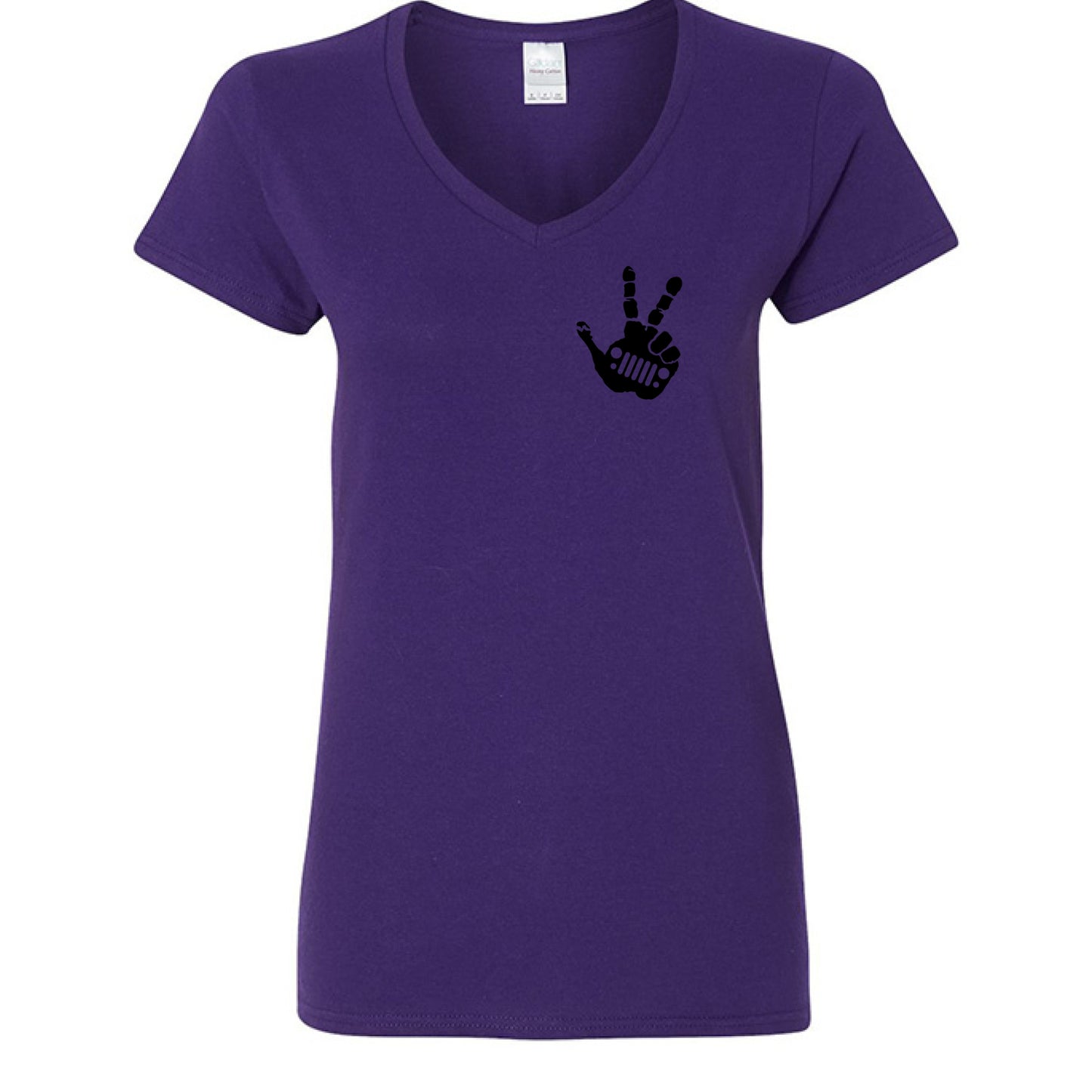 Wave Shirt - Ladies-duckduckjeep-offroad-wrangler-gladiator-3d-jeep duck-custom duck-Jeep-The Quacktory-Fun Jeep Ducks-Ducks4Jeep