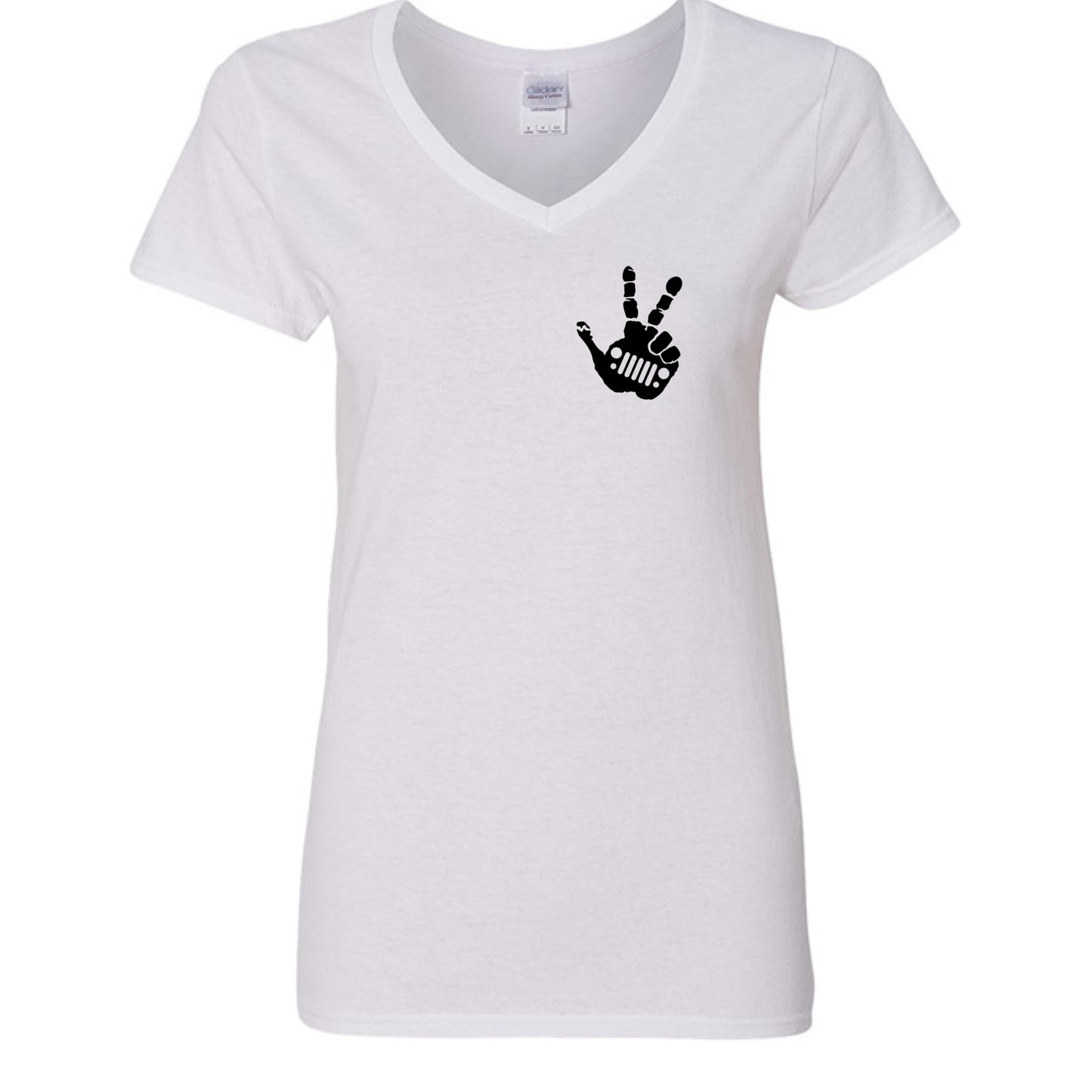 Wave Shirt - Ladies-duckduckjeep-offroad-wrangler-gladiator-3d-jeep duck-custom duck-Jeep-The Quacktory-Fun Jeep Ducks-Ducks4Jeep