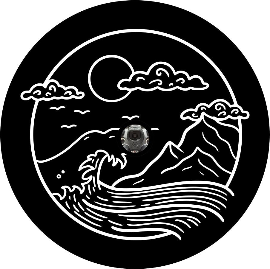 Waves Crashing into the Mountains-duckduckjeep-offroad-wrangler-gladiator-3d-jeep duck-custom duck-Jeep-The Quacktory-Fun Jeep Ducks-Ducks4Jeep