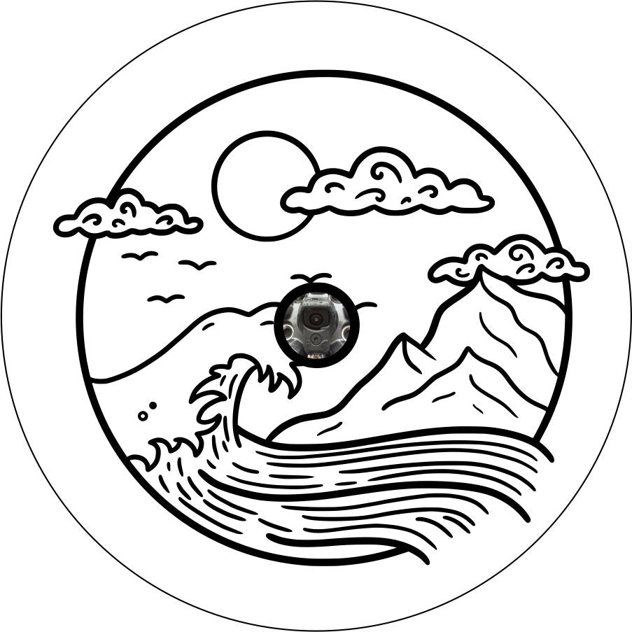 Waves Crashing into the Mountains-duckduckjeep-offroad-wrangler-gladiator-3d-jeep duck-custom duck-Jeep-The Quacktory-Fun Jeep Ducks-Ducks4Jeep