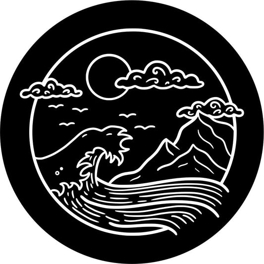 Waves Crashing into the Mountains-duckduckjeep-offroad-wrangler-gladiator-3d-jeep duck-custom duck-Jeep-The Quacktory-Fun Jeep Ducks-Ducks4Jeep