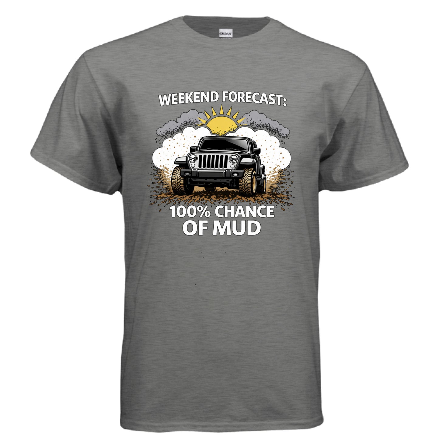 Weekend Forecast Shirt-duckduckjeep-offroad-wrangler-gladiator-3d-jeep duck-custom duck-Jeep-The Quacktory-Fun Jeep Ducks-Ducks4Jeep