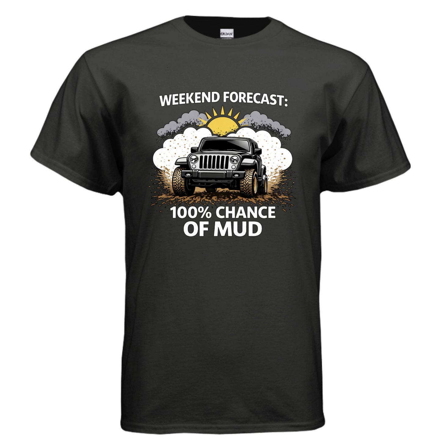 Weekend Forecast Shirt-duckduckjeep-offroad-wrangler-gladiator-3d-jeep duck-custom duck-Jeep-The Quacktory-Fun Jeep Ducks-Ducks4Jeep