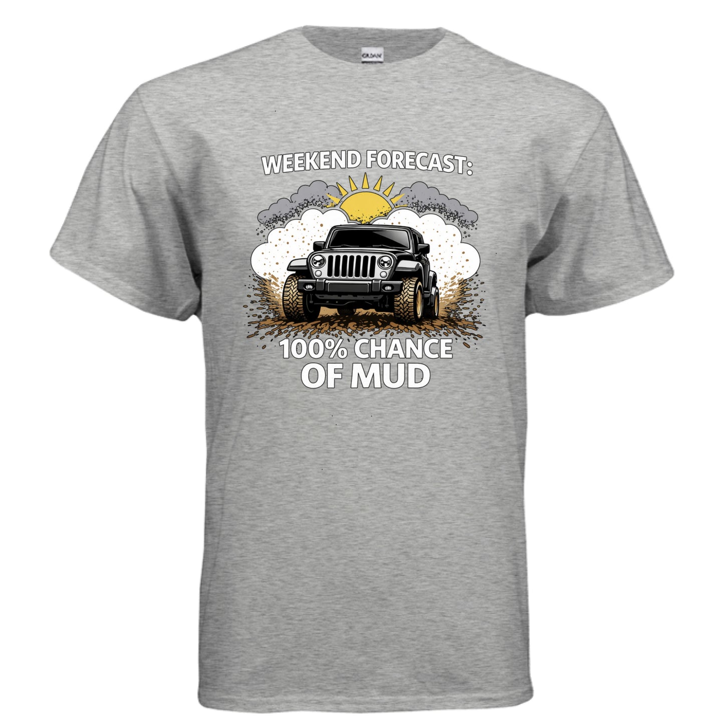 Weekend Forecast Shirt-duckduckjeep-offroad-wrangler-gladiator-3d-jeep duck-custom duck-Jeep-The Quacktory-Fun Jeep Ducks-Ducks4Jeep
