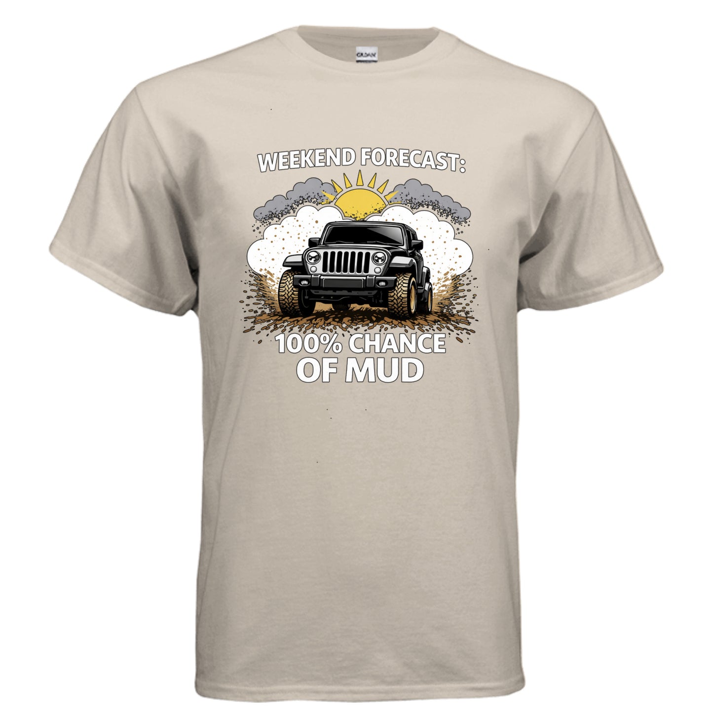 Weekend Forecast Shirt-duckduckjeep-offroad-wrangler-gladiator-3d-jeep duck-custom duck-Jeep-The Quacktory-Fun Jeep Ducks-Ducks4Jeep